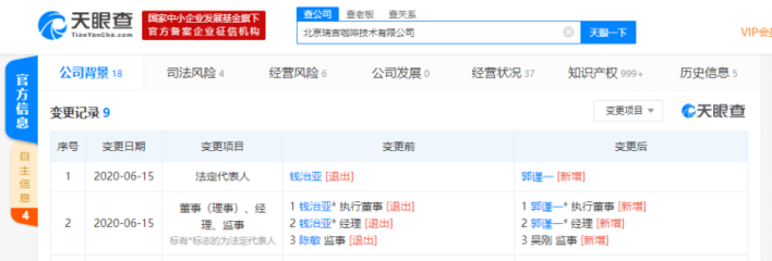 錢治亞退出瑞幸關聯(lián)公司，自助咖啡市場戰(zhàn)略布局或將生變